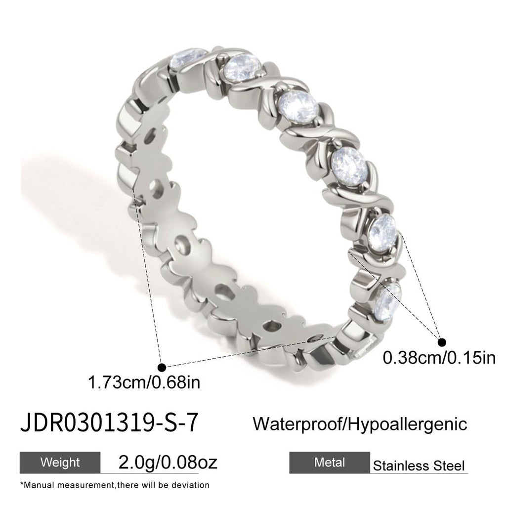 Zircon Band Ring Collection