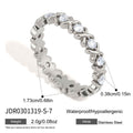 Zircon Band Ring Collection