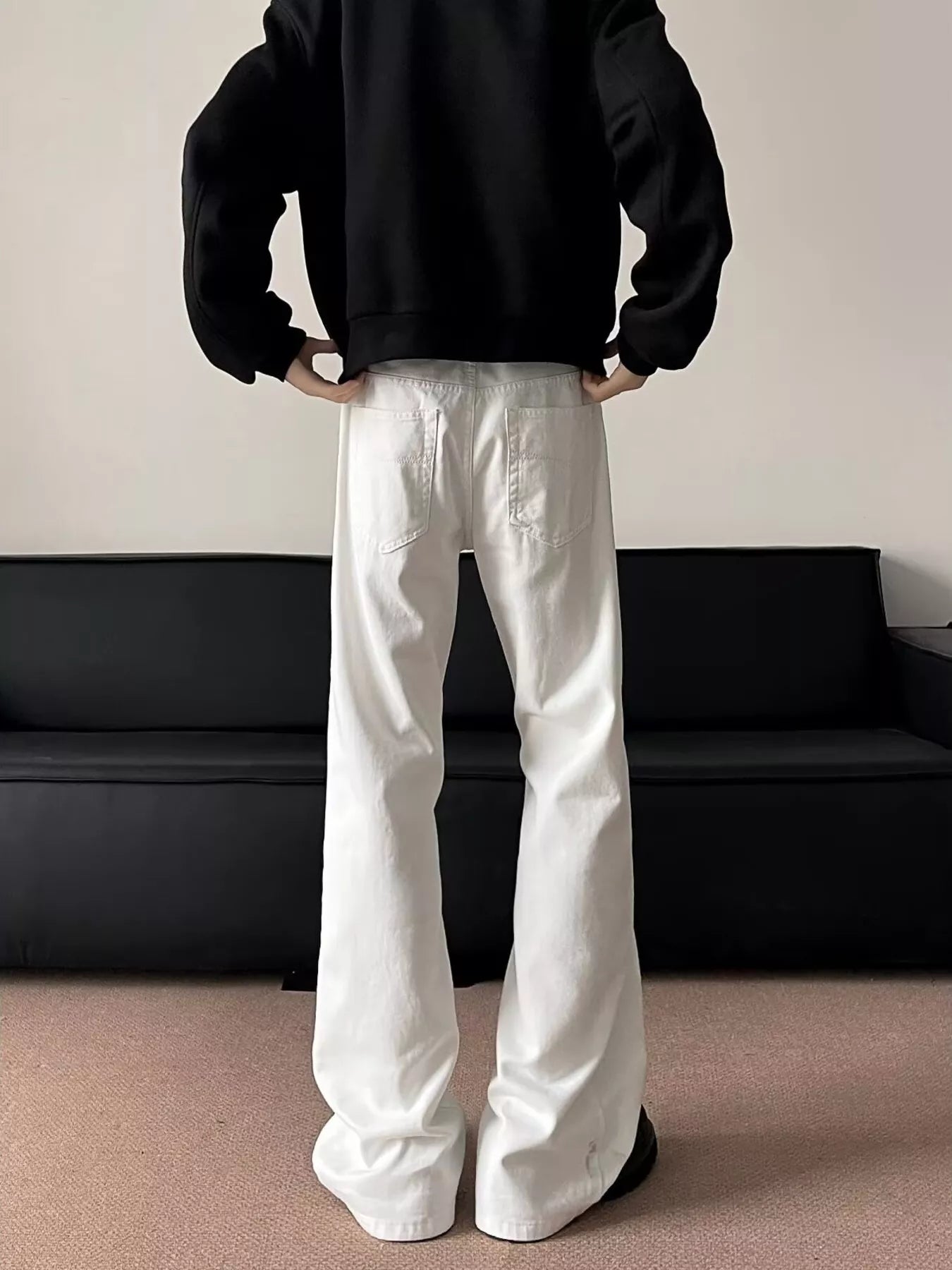 Men's Full Size Wide Leg Jeans Plus Size