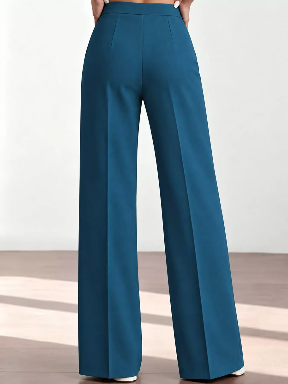 High-Waisted Wide-Leg Pants