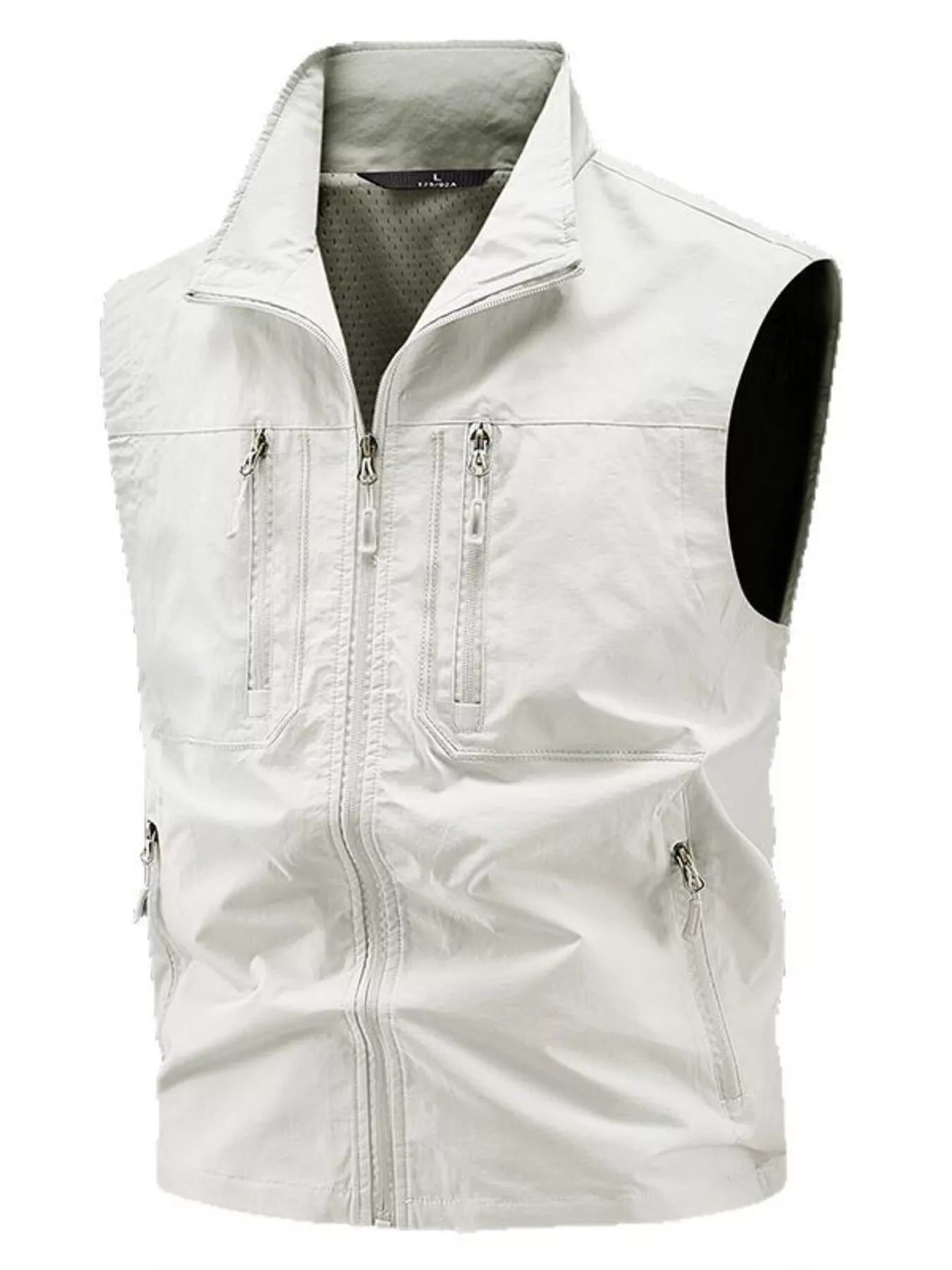 Men's Plus Size Lightweight Multi-Pocket Outdoor Vest