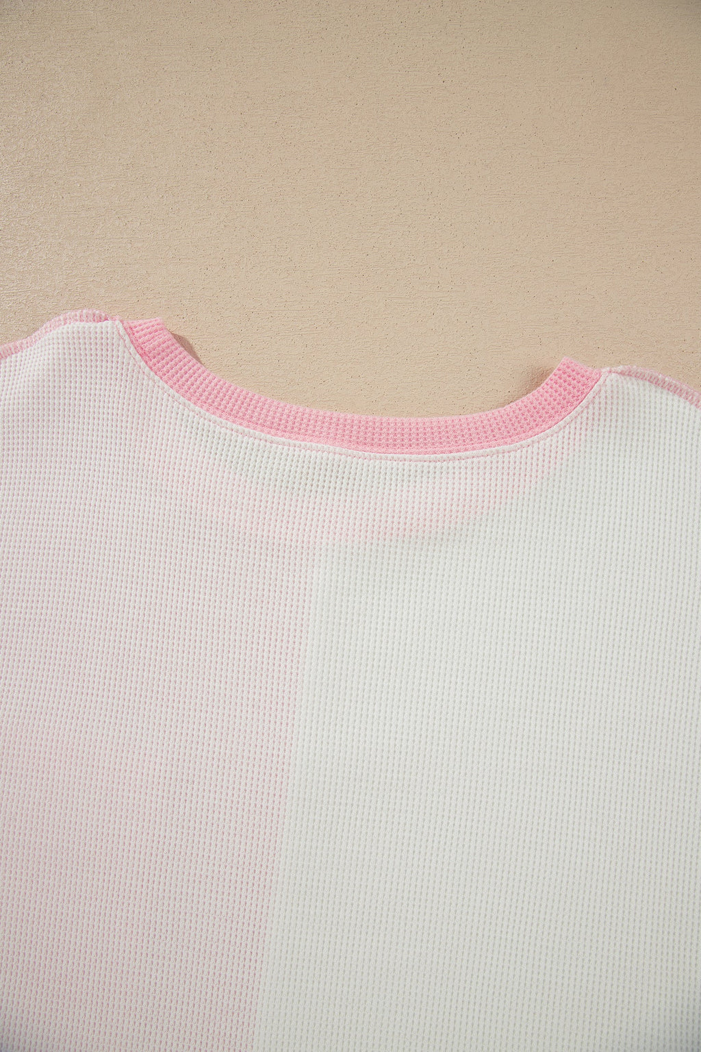Pink Colorblock Plaid Panel Long Sleeve Plus Size Blouse
