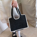 Woven Straw Handbag