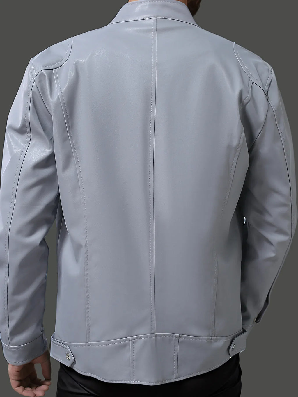 Men's Full Size Zip Up Long Sleeve Jacket Plus Size