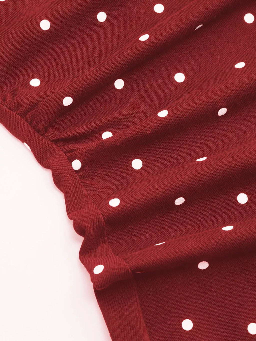 Polka Dot Flare Sleeve Mini Dress