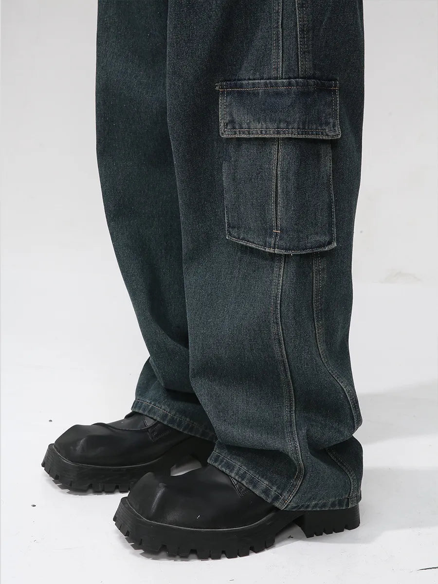 Men's Multi Pocketed Cargo Jeans