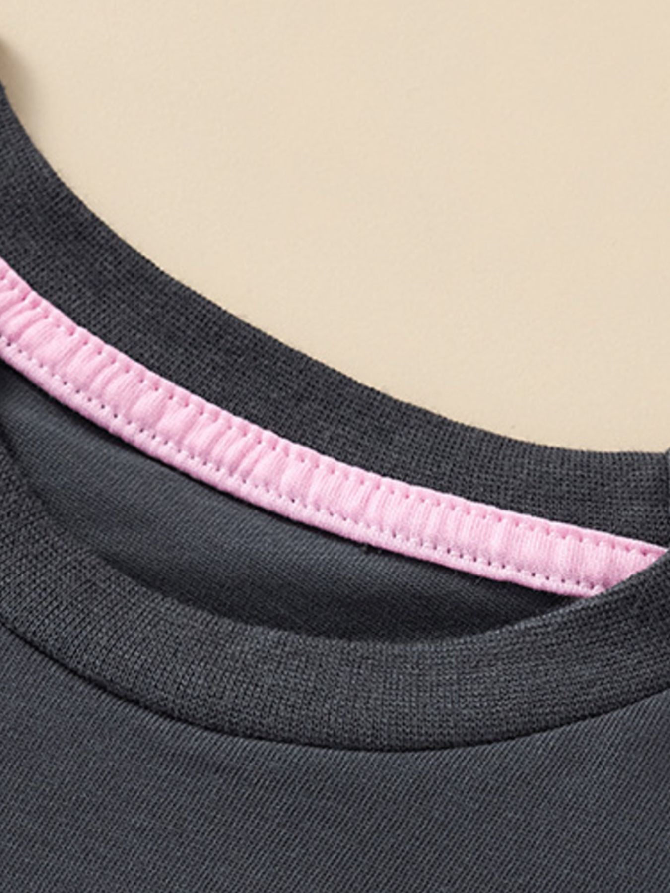 Children's Space-Themed Print Round Neck T-Shirt