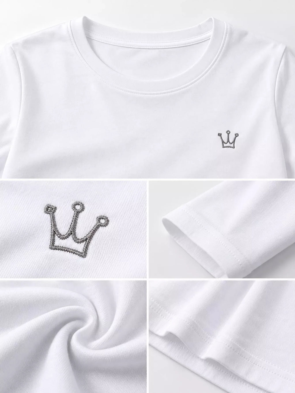 Full Size Crown Long Sleeve T-Shirt Plus Size