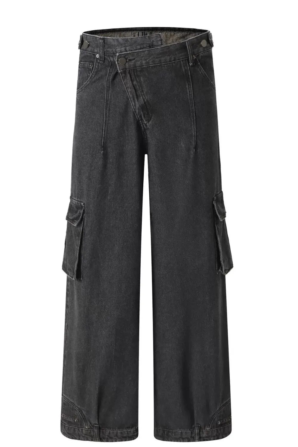 Men's Wide Leg Cargo Jeans