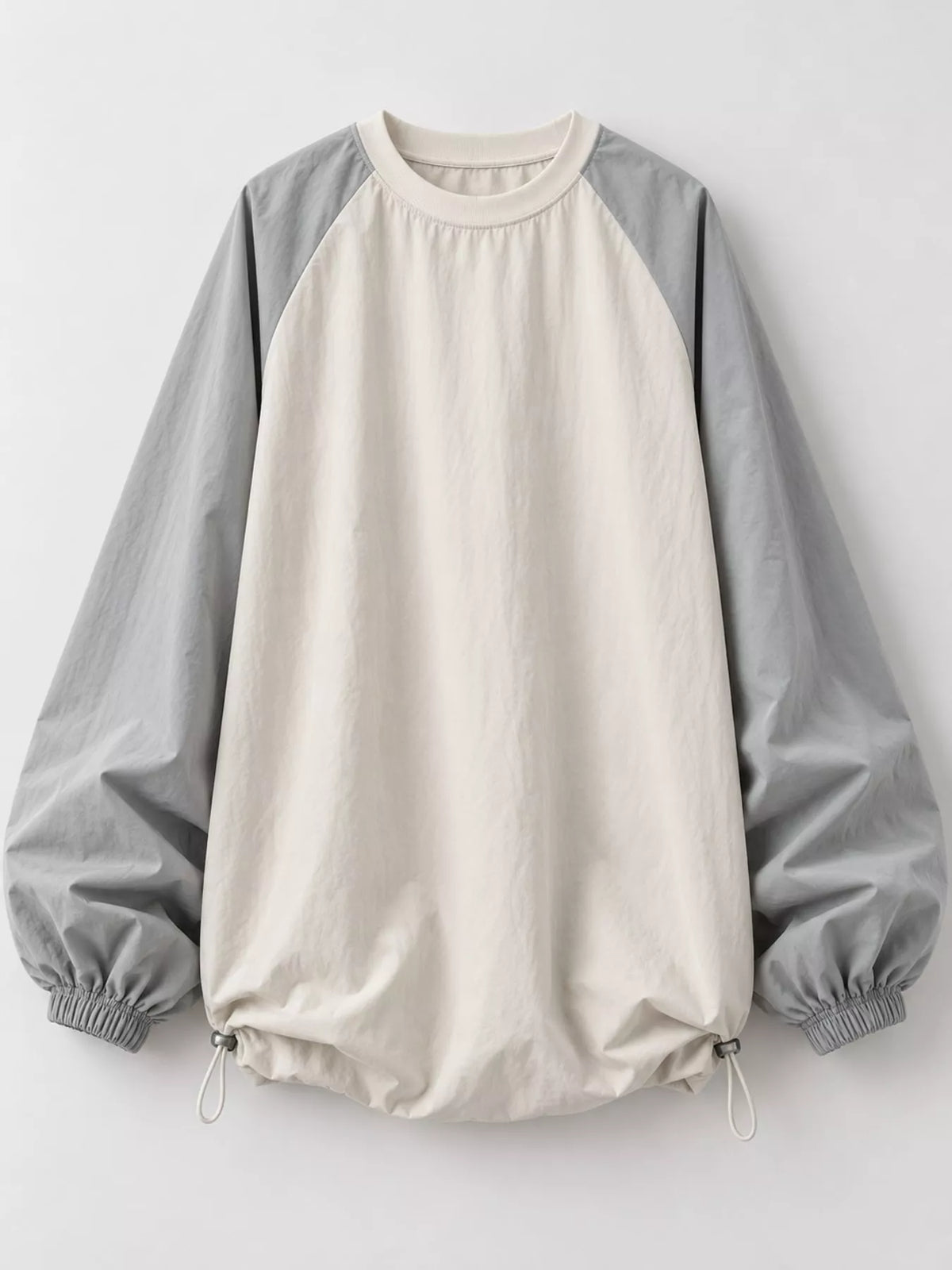 Color-Block Raglan Sleeve Sweatshirt