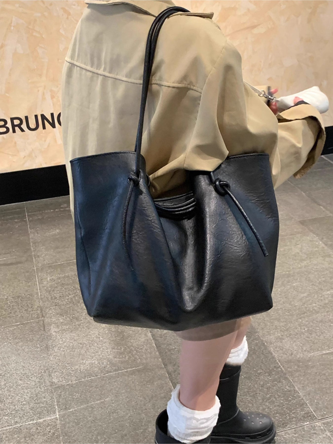 Knot-Detail Tote Bag