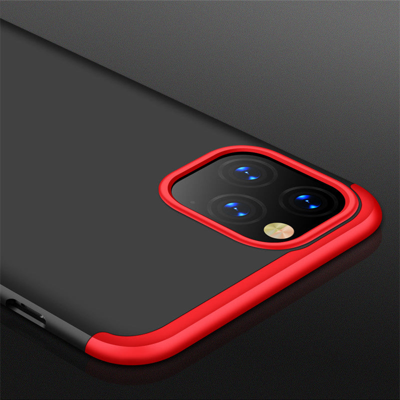Three-section mobile phone case