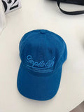 Embroidered Letter Baseball Cap
