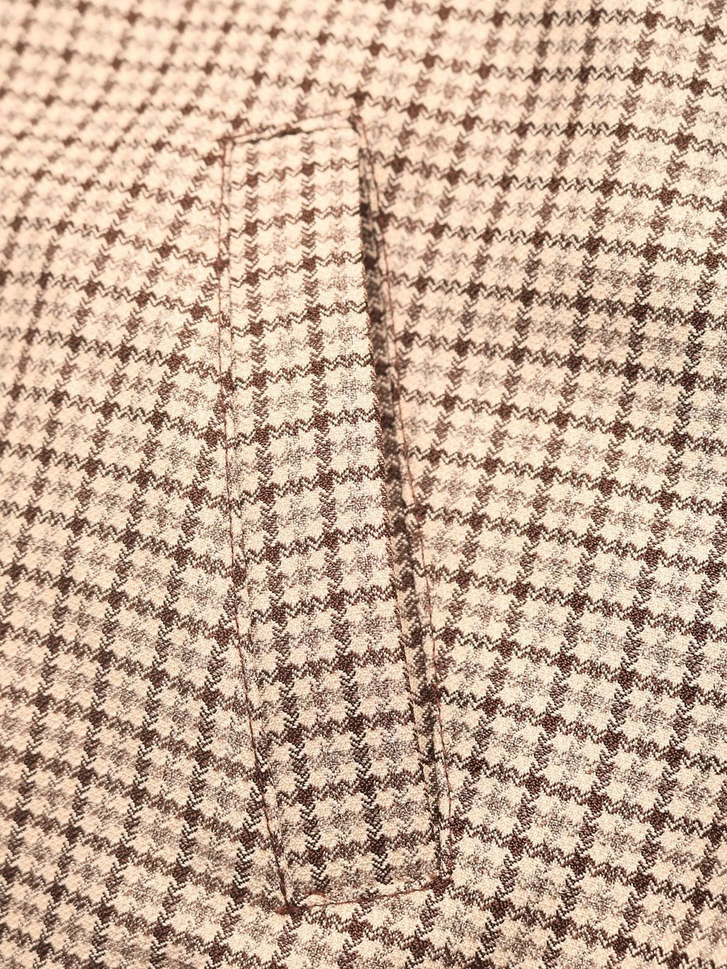 Plaid Zip Up Long Sleeve Jacket with Pockets – Brown