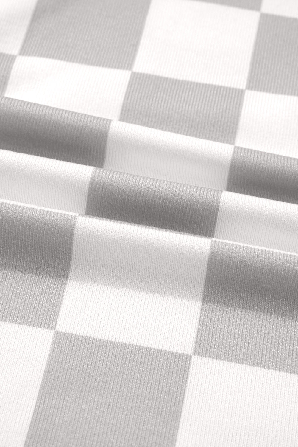 Plus Size Checker Button-Up Western Jacket