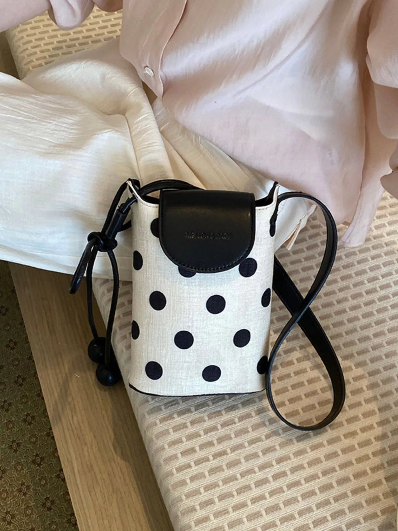 Polka Dot Crossbody Bag