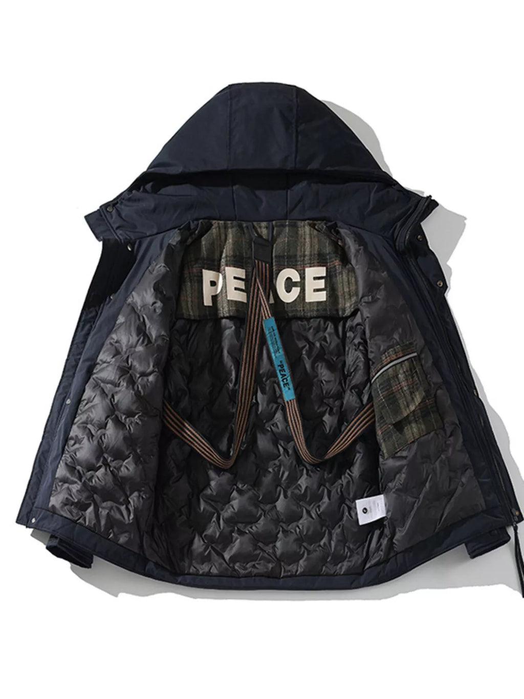 Men's Plus Size Zip Up Hooded Jacket