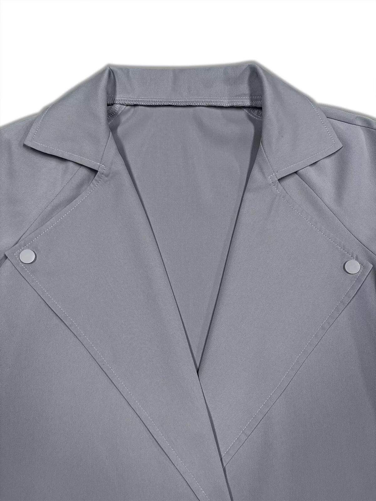Lapel Collar Longline Trench Coat