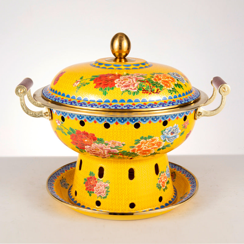 Pure Copper Enamel Copper Hot Pot Stove