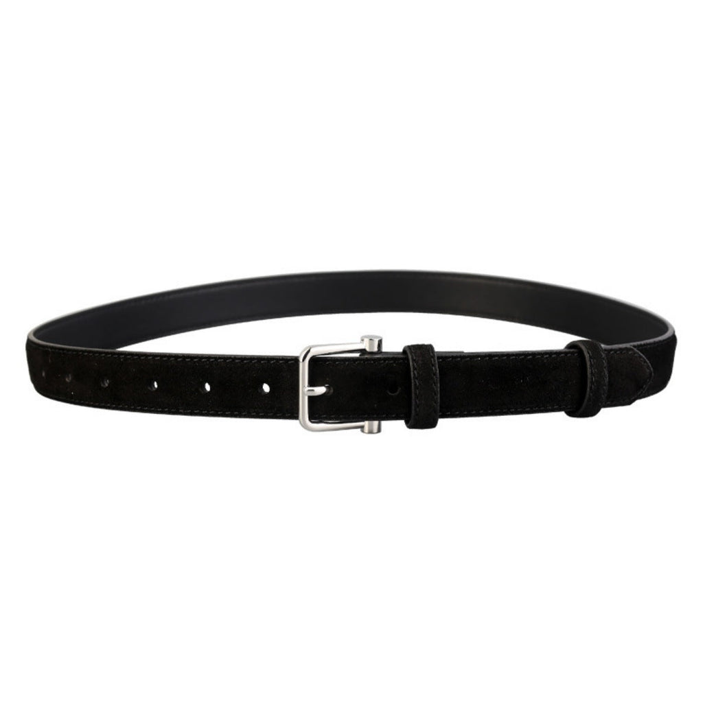 Classic Silver Buckle Belt