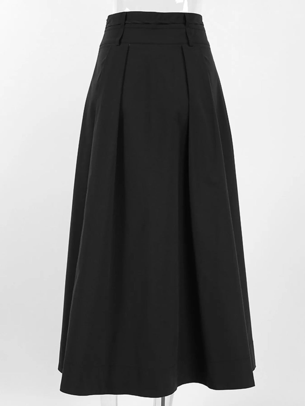 High-Waisted A-Line Skirt