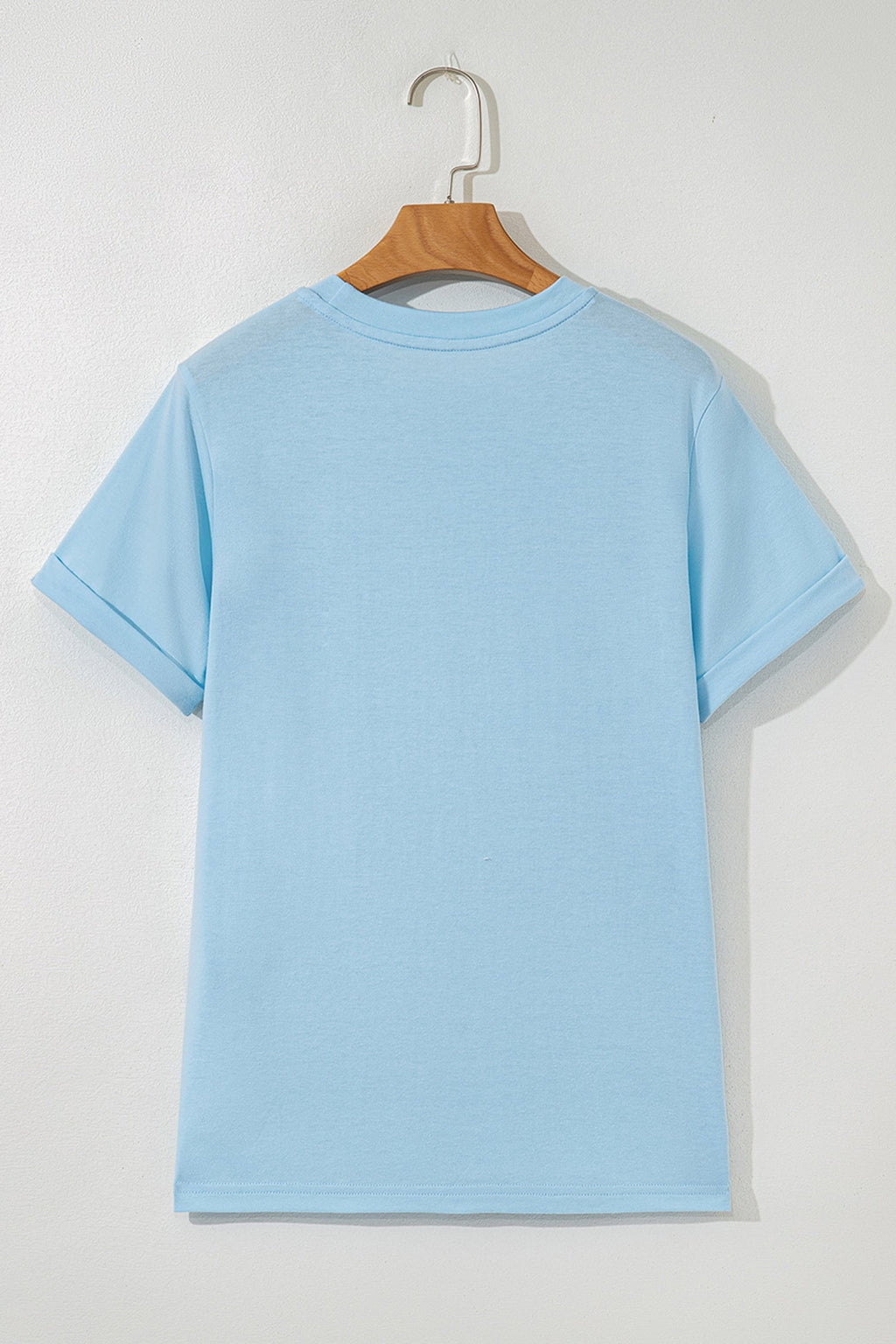 Light Blue Salty Beach Resort Vacation Surf Graphic Tee