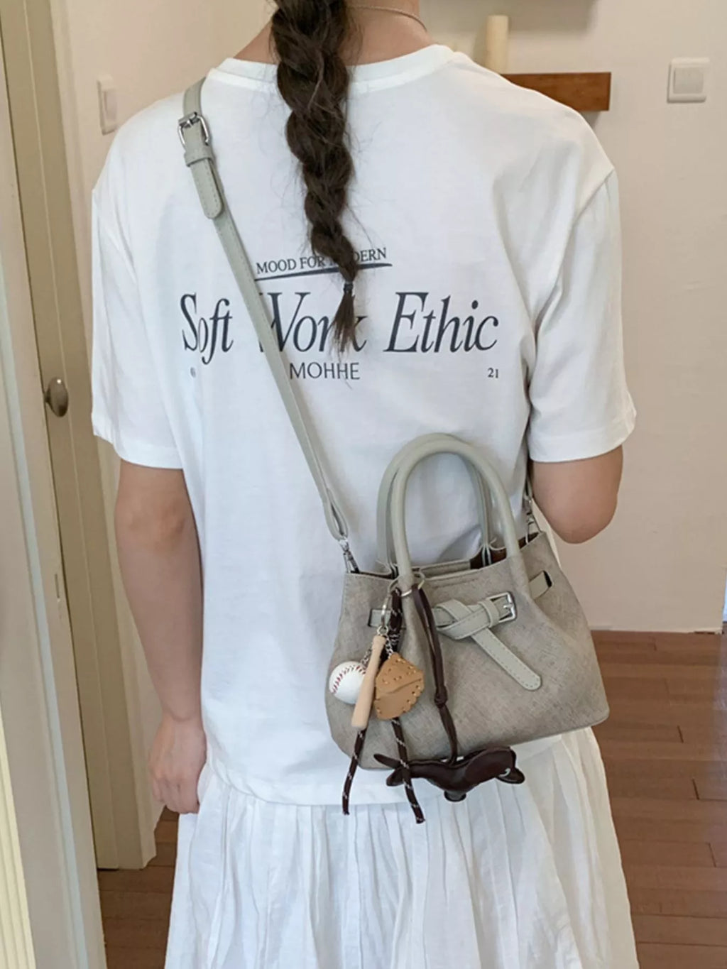 Top Handle Crossbody Bag
