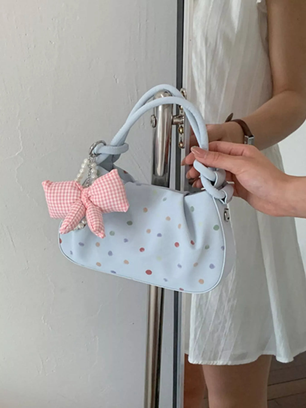 Polka Dot Crossbody Bag