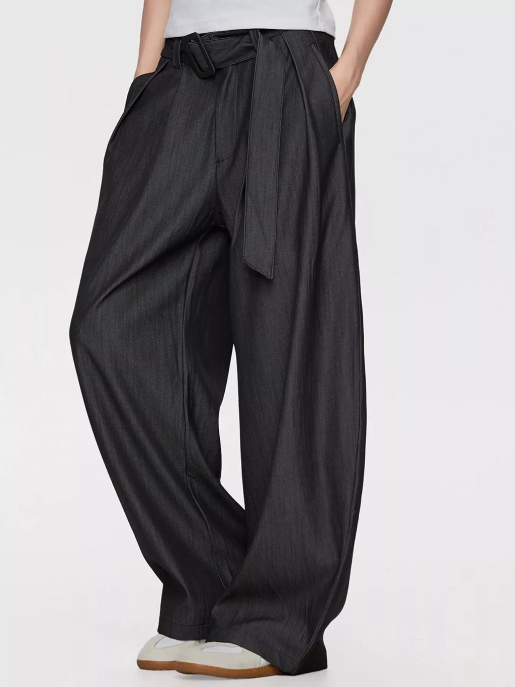 Men's Plus Size Wide-Leg Dress Pants