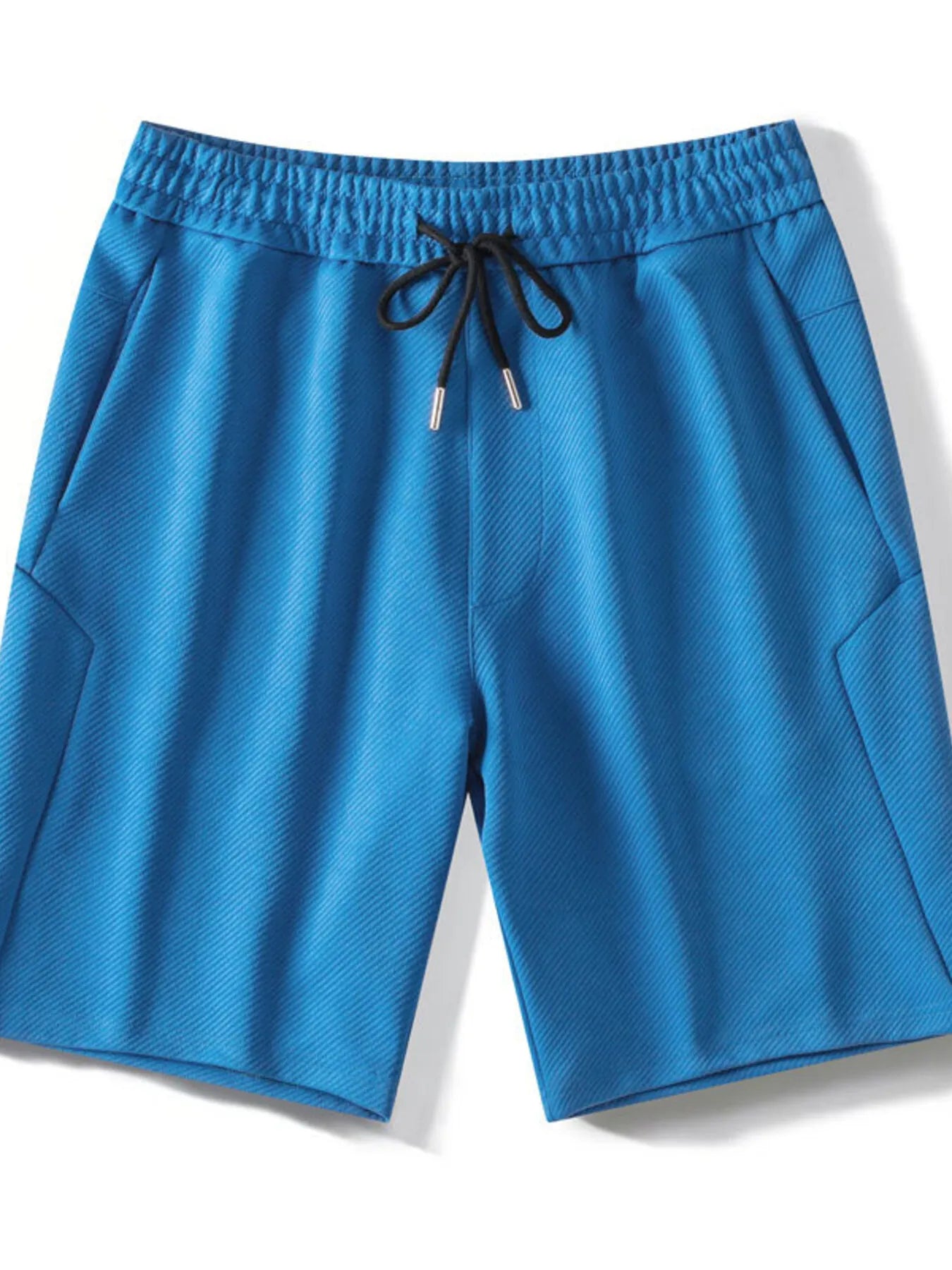 Men's Plus Size Drawstring Shorts with Pockets