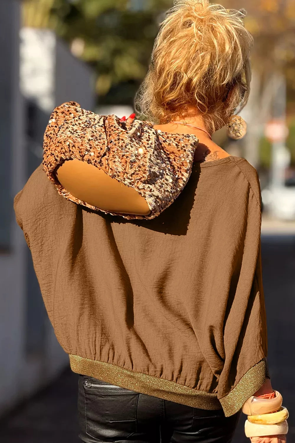 V-Neck Button Up Shirt