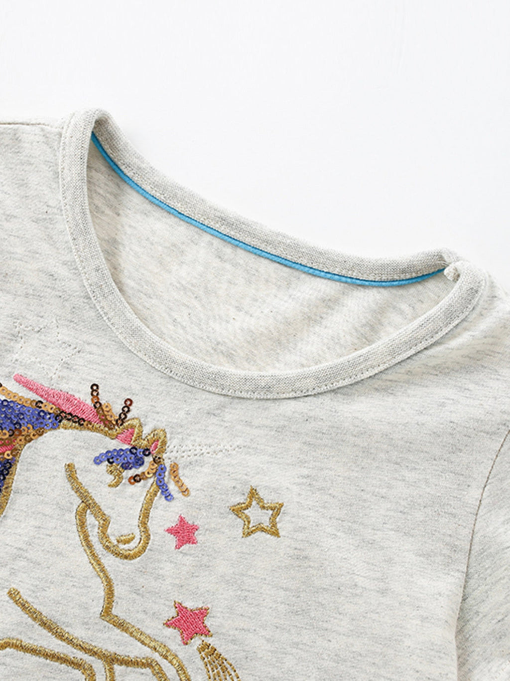 Children's Unicorn Sequin Embroidered Tulle Dress
