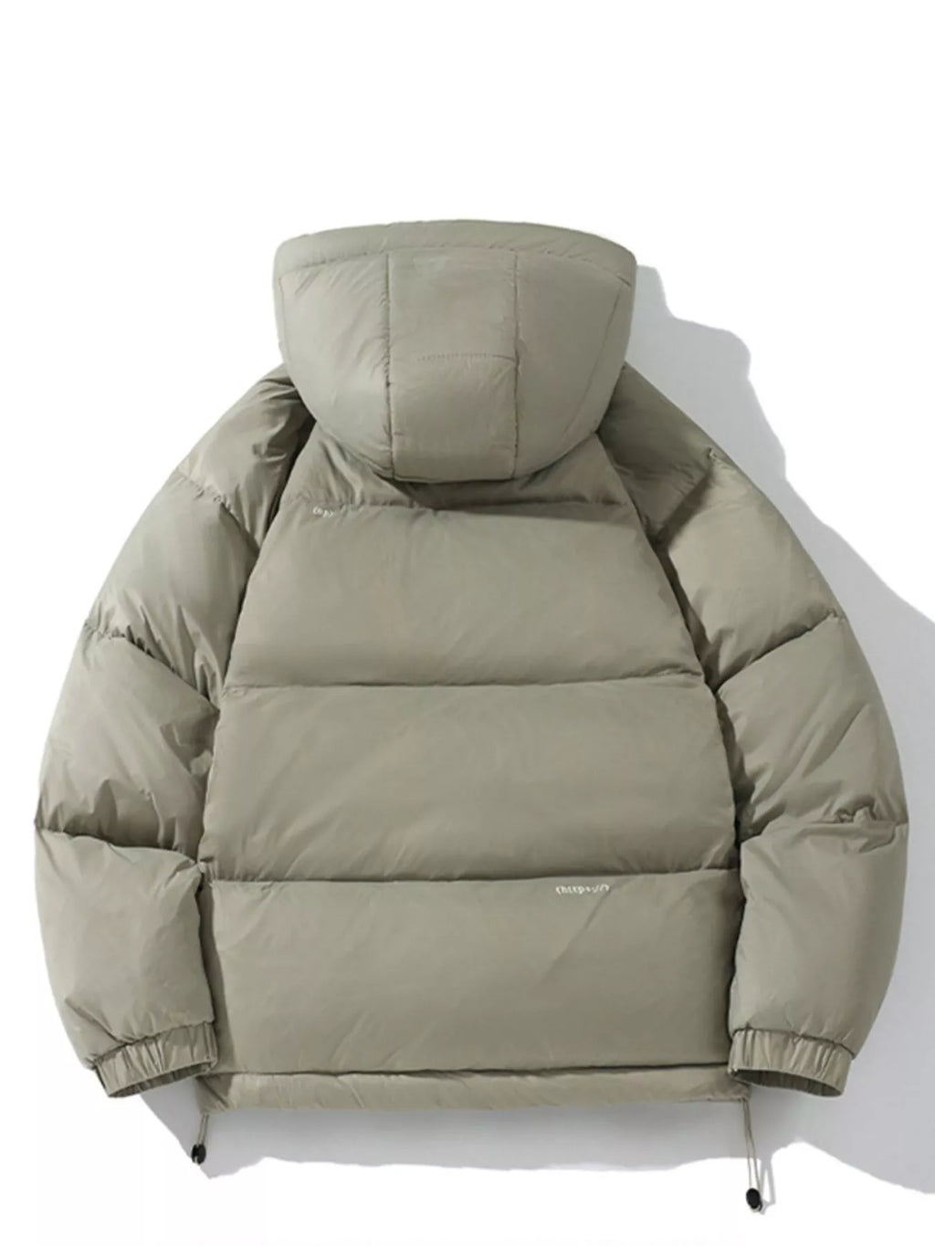 Men's Plus Size Hooded Lightweight Puffer Jacket