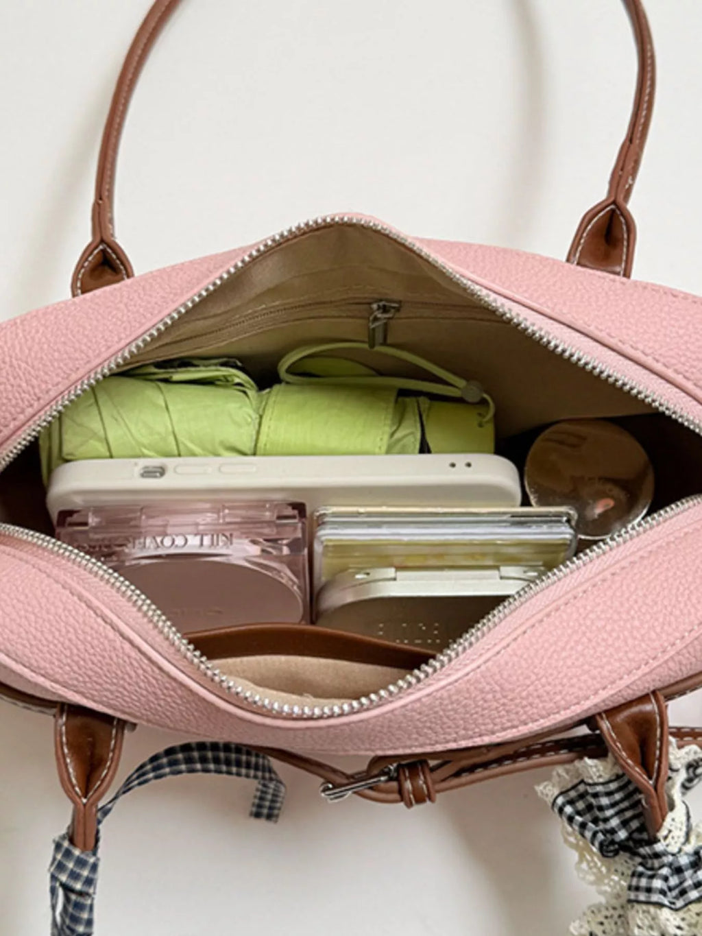 Decorative Buckle Shoulder Bag