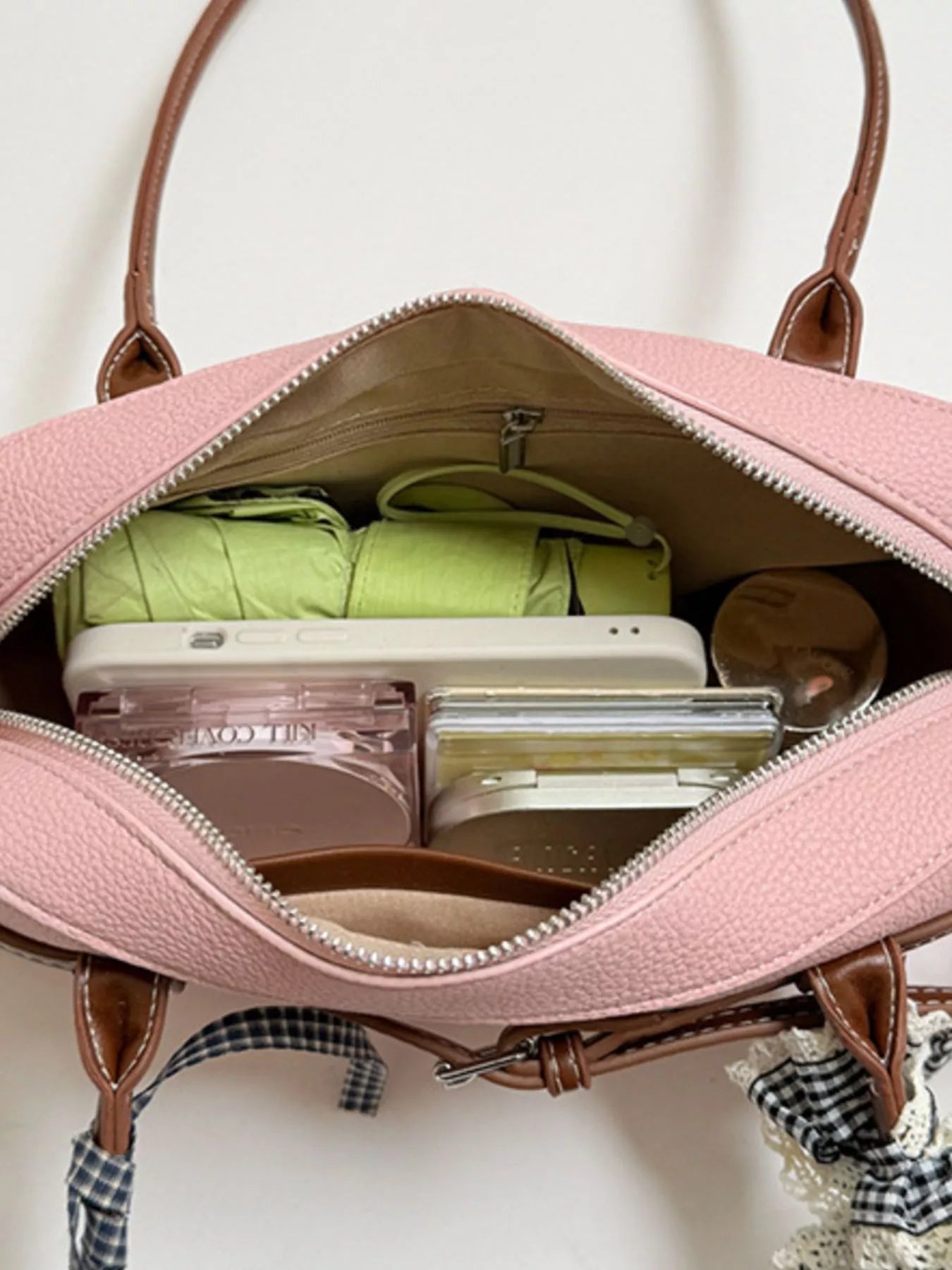 Decorative Buckle Shoulder Bag
