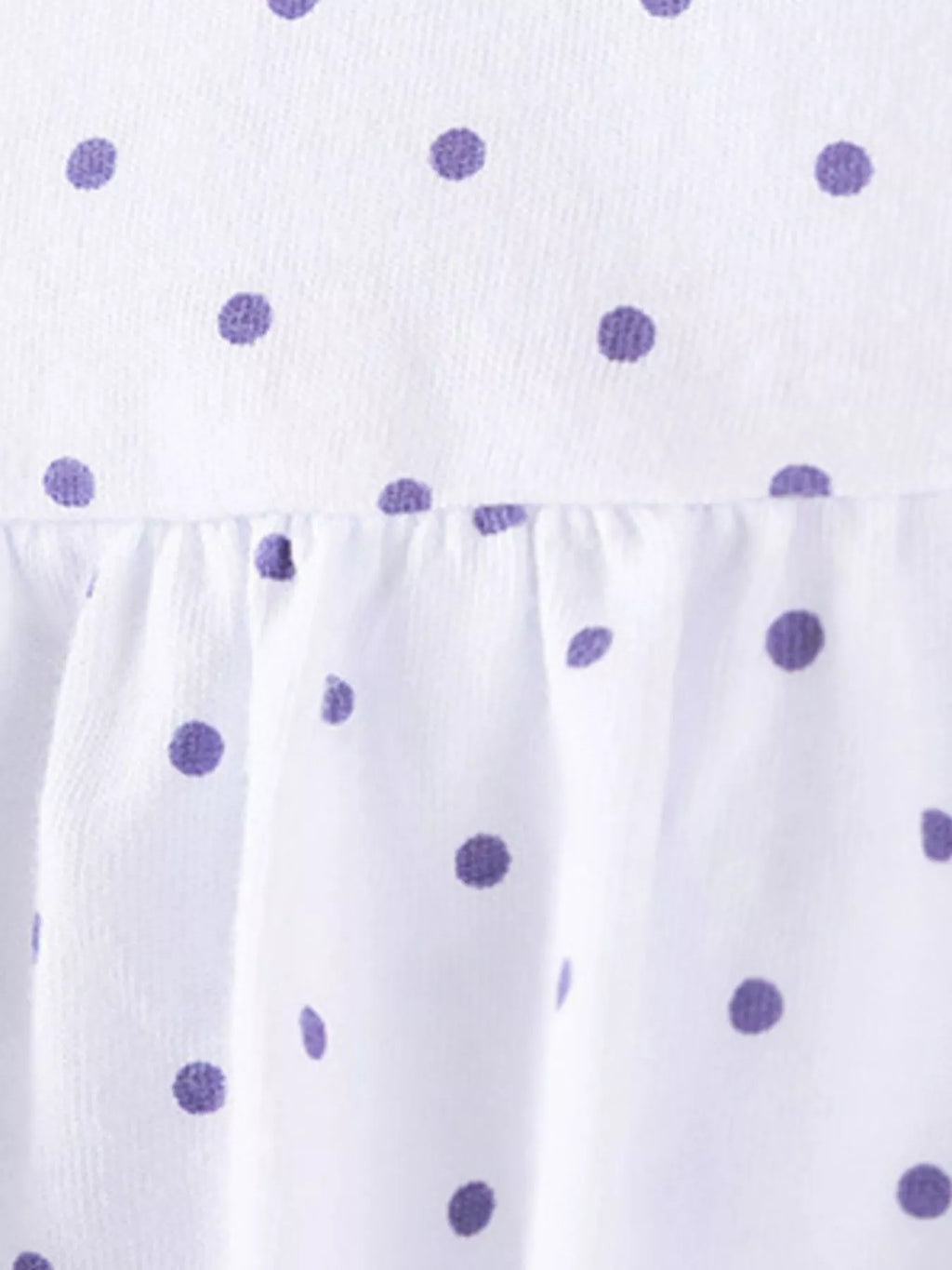 Children's Cat Polka Dot Peplum Top and Solid Leggings Set