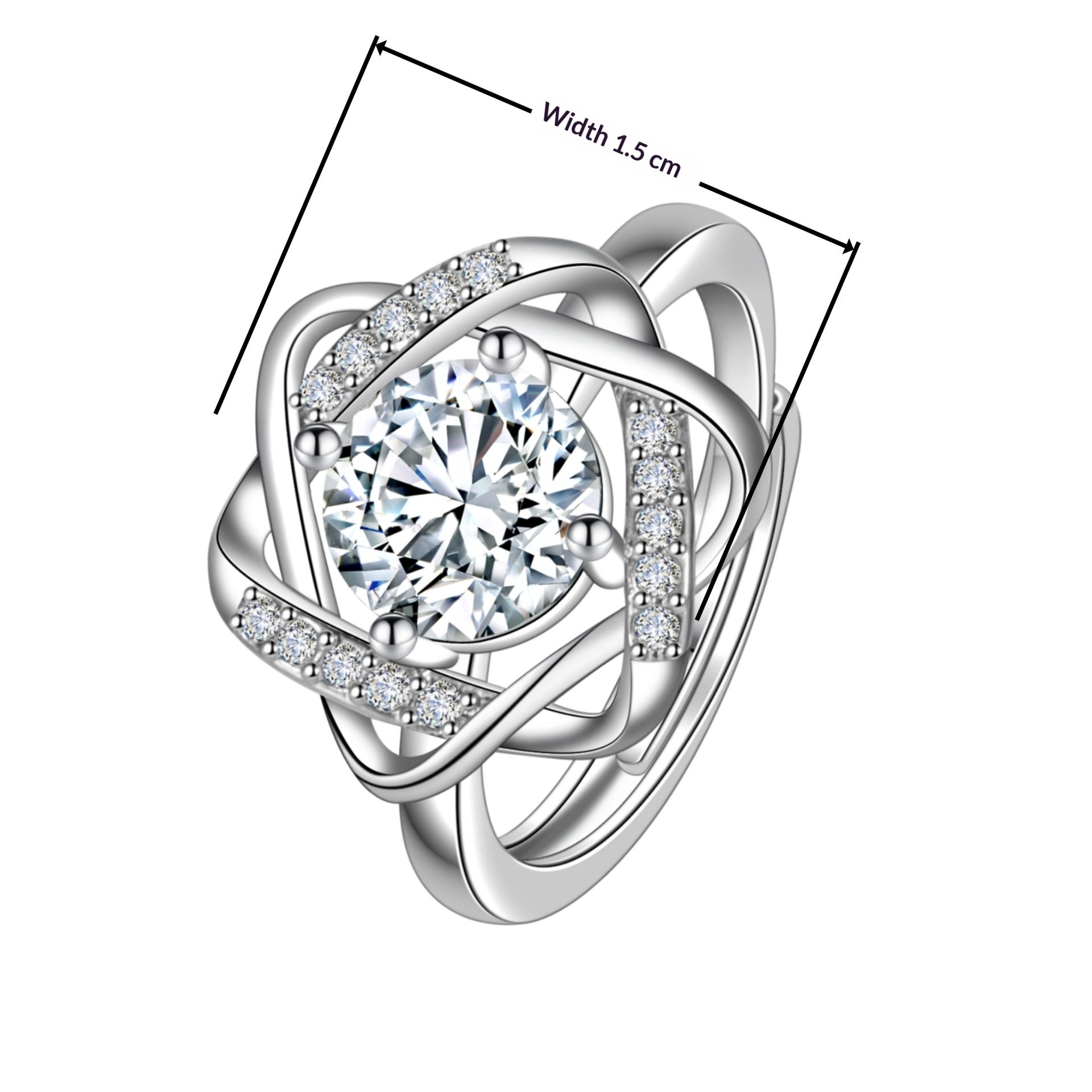 Women's Open-End Ring Couple Rings