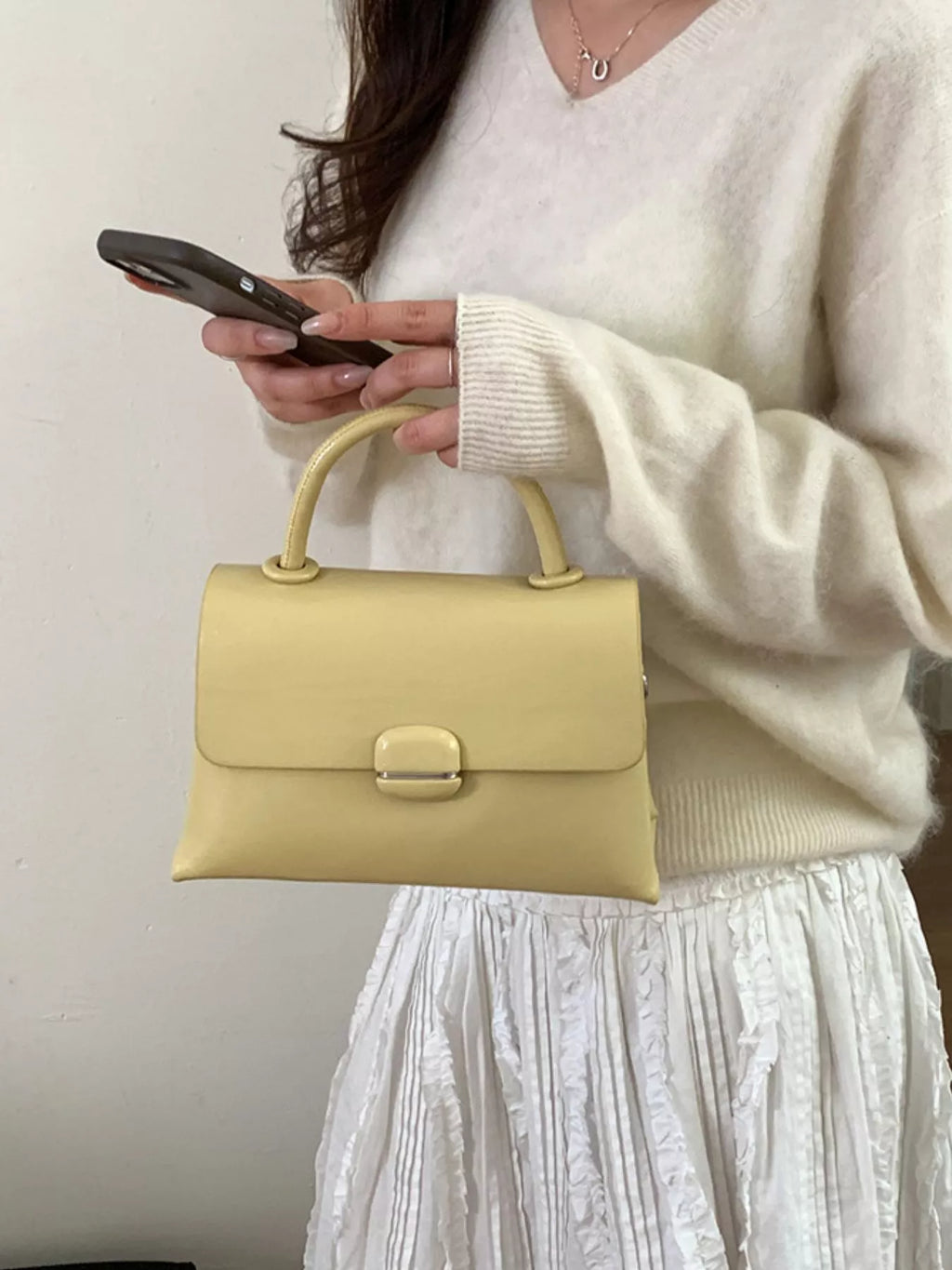 Top-Handle Crossbody Bag