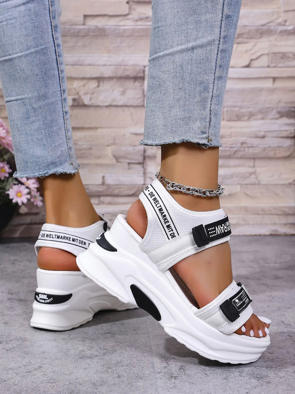 Open Toe Wedge Sandals