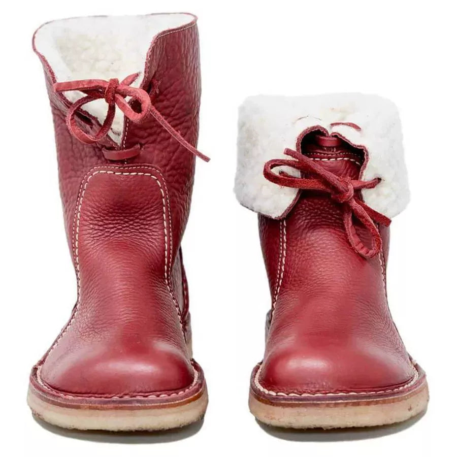 Round Toe Platform Boots