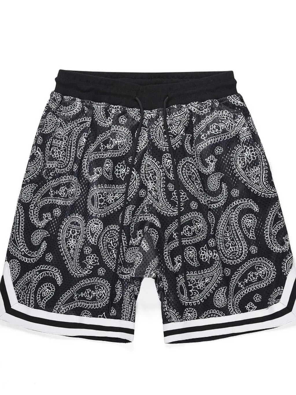 Men's Drawstring Printed Shorts