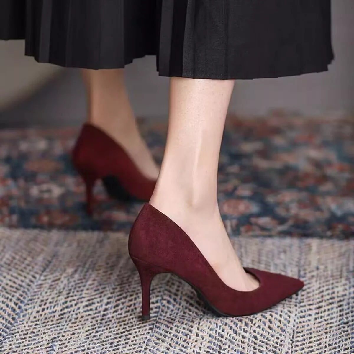 Point Toe Stiletto Pumps