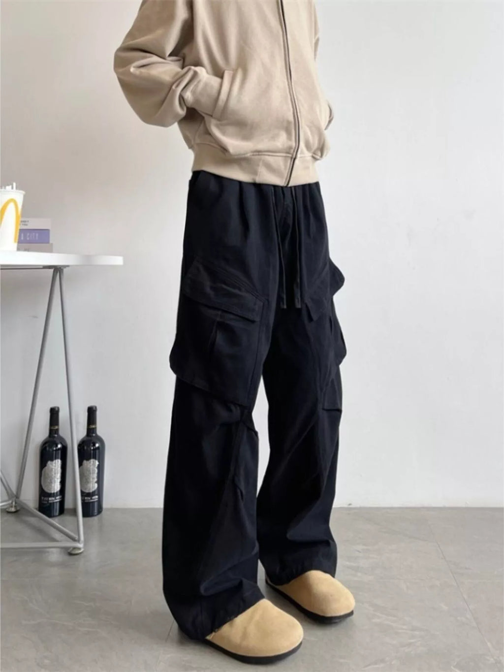 Men's Plus Size Loose Fit Cargo Pants