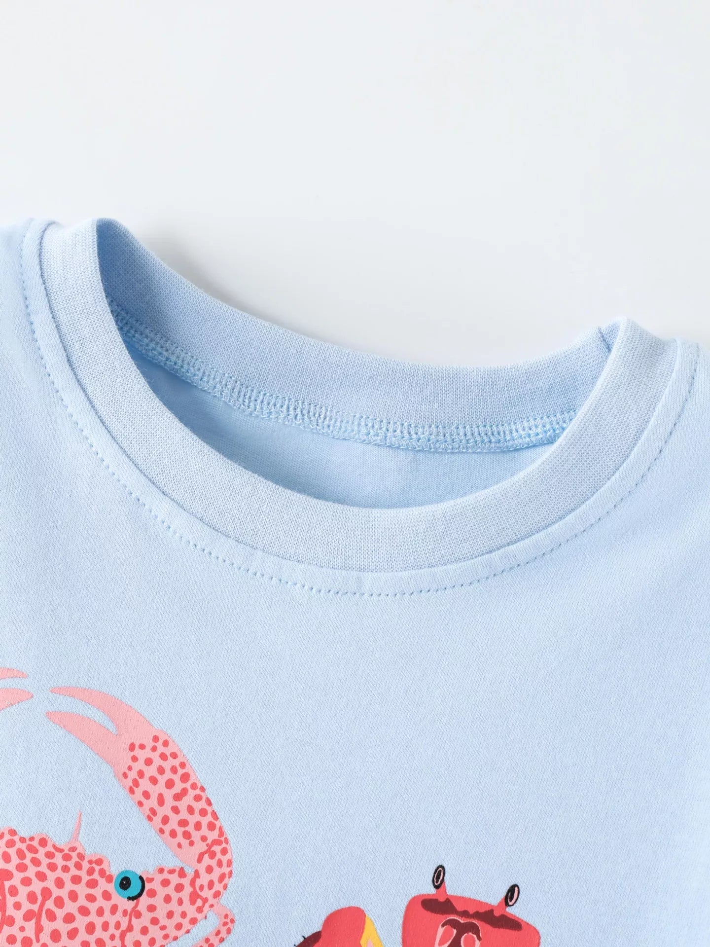 Children's Crab Round Neck T-Shirt