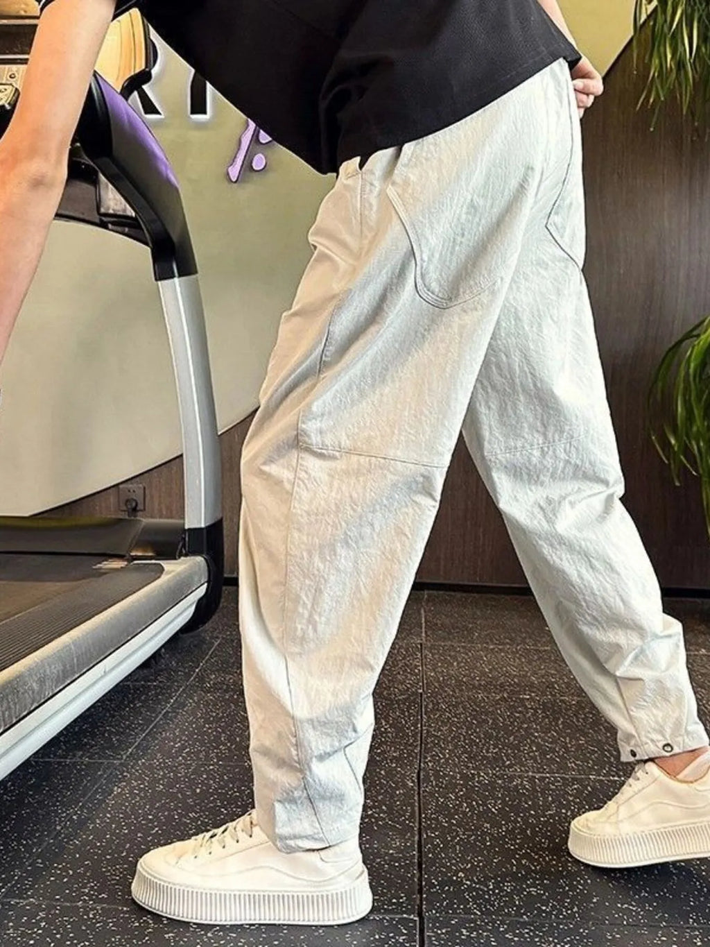 Men's Plus Size Lightweight Casual Cargo Pants