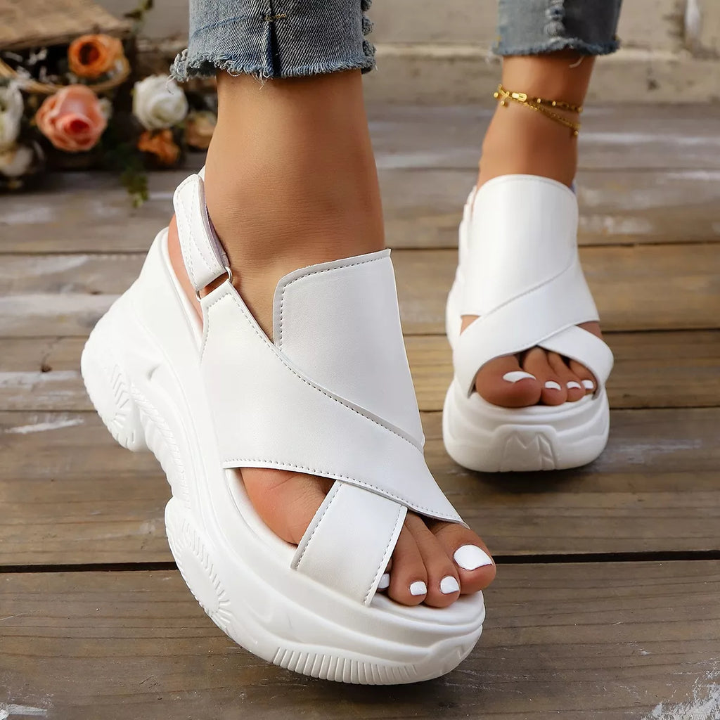 Open Toe Wedge Sandals