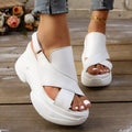Open Toe Wedge Sandals