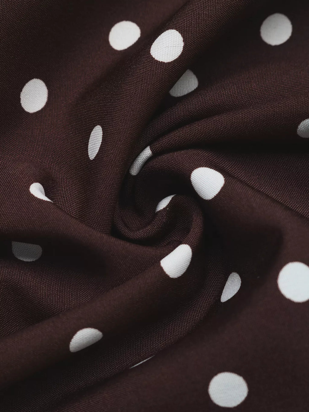 Polka Dot Long Sleeve Maxi Dress