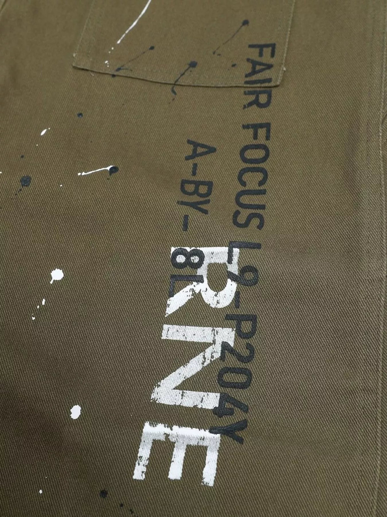 Men's Paint Splatter Cargo Pants