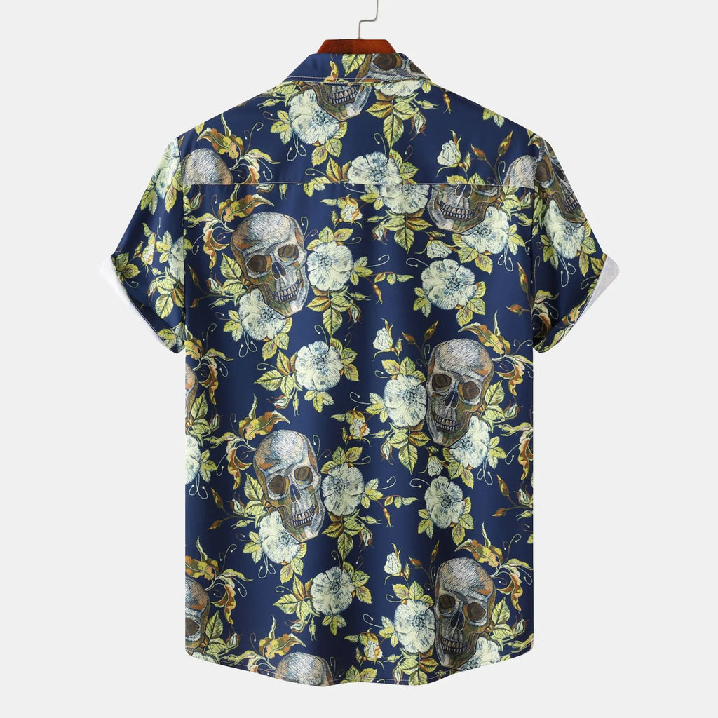 Printed Short Sleeve Casual Shirt